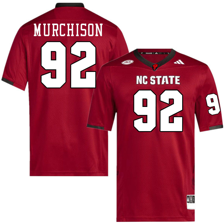 NC State Wolfpack #92 Larrell Murchison College Football Jerseys,Uniforms-Red